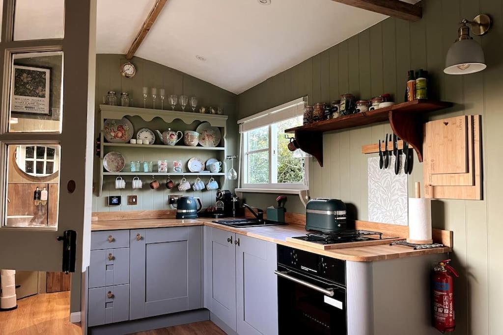 Mountbatten Shepherds Hut & Buckhurst Shepherds Hut Ashford  Exteriör bild