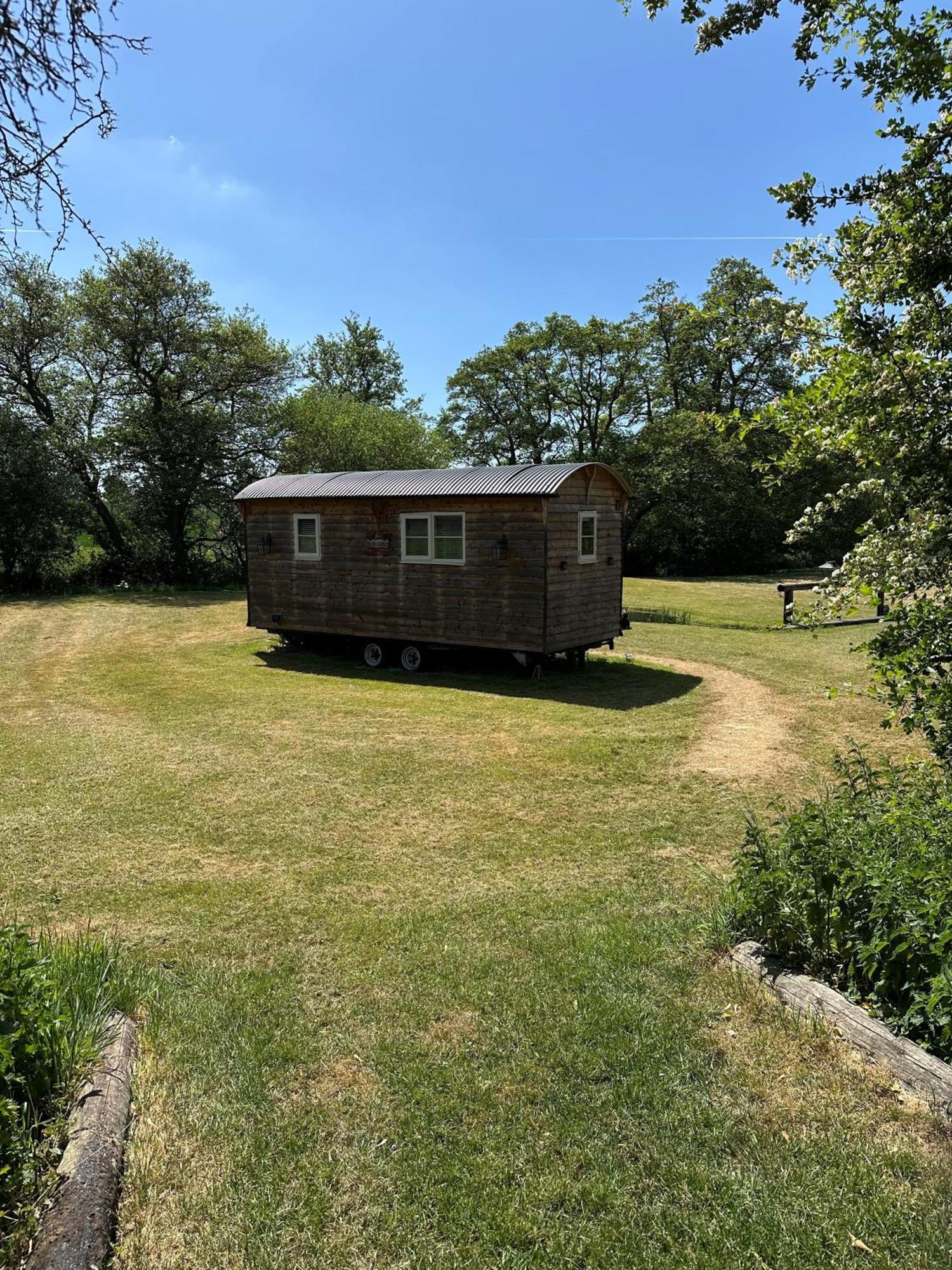 Mountbatten Shepherds Hut & Buckhurst Shepherds Hut Ashford  Exteriör bild